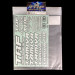 Planche de Stickers TAMIYA TRF - TAMIYA 42164 - 1/10