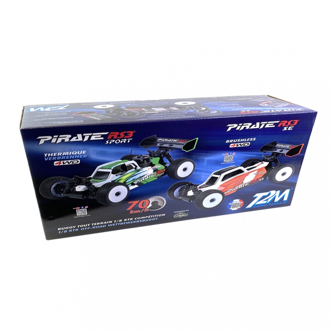 Buggy 4WD Pirate RS3 Race, Thermique - T2M T4960 - 1/8