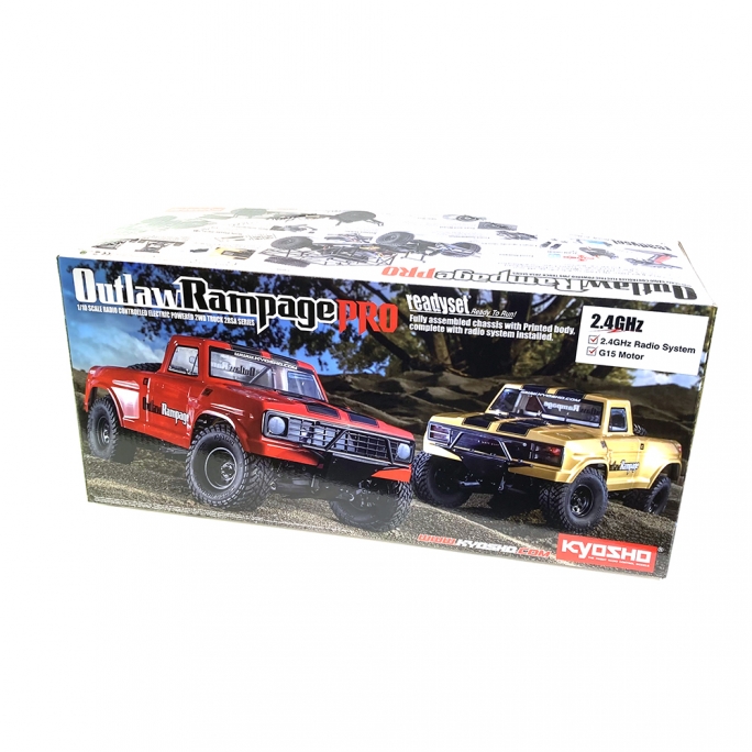 Pick-Up Outlaw Rampage Pro, Monté, Or - KYOSHO 34363T2 - 1/10