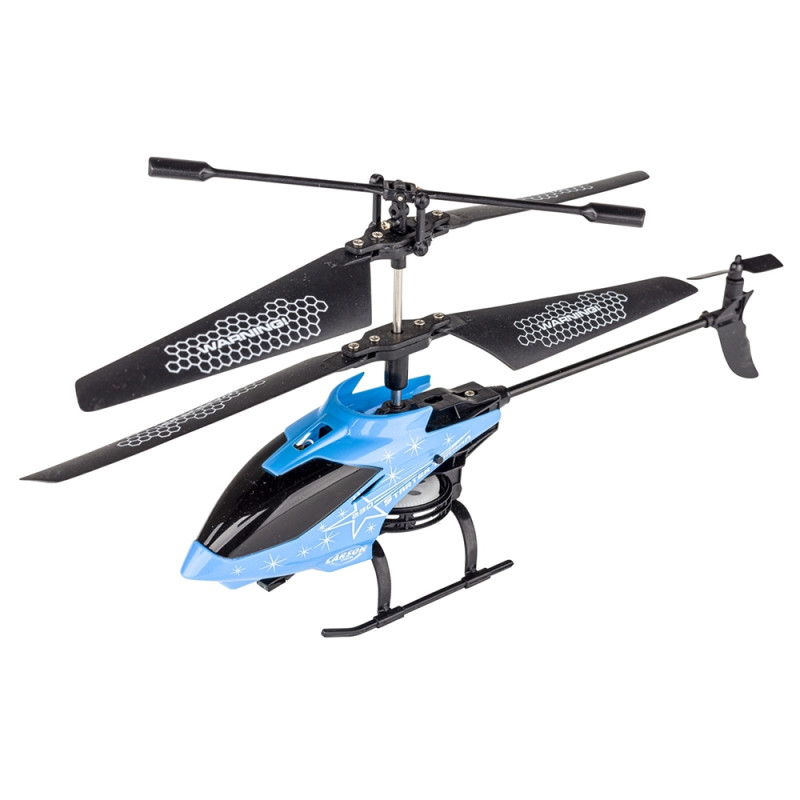 Carson Starter Tyrann 230 IR Night Blue – Hélicoptère RC Débutant – Vol 11 Min – LED – 2 Canaux