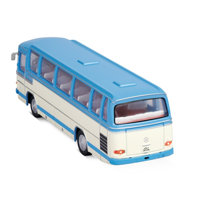 Bus Mercedes O 302, Bleu, RC - CARSON 500504143 - HO 1/87