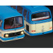 Bus Mercedes O 302, Bleu, RC - CARSON 500504143 - HO 1/87