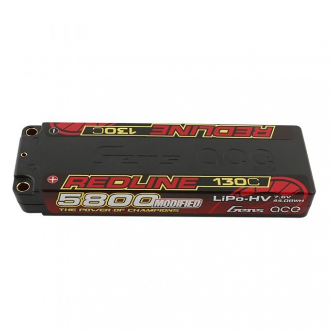 Batterie Redline LiPo 7.6V 5800 mAh - GENS ACE GE4RL5800H2T5