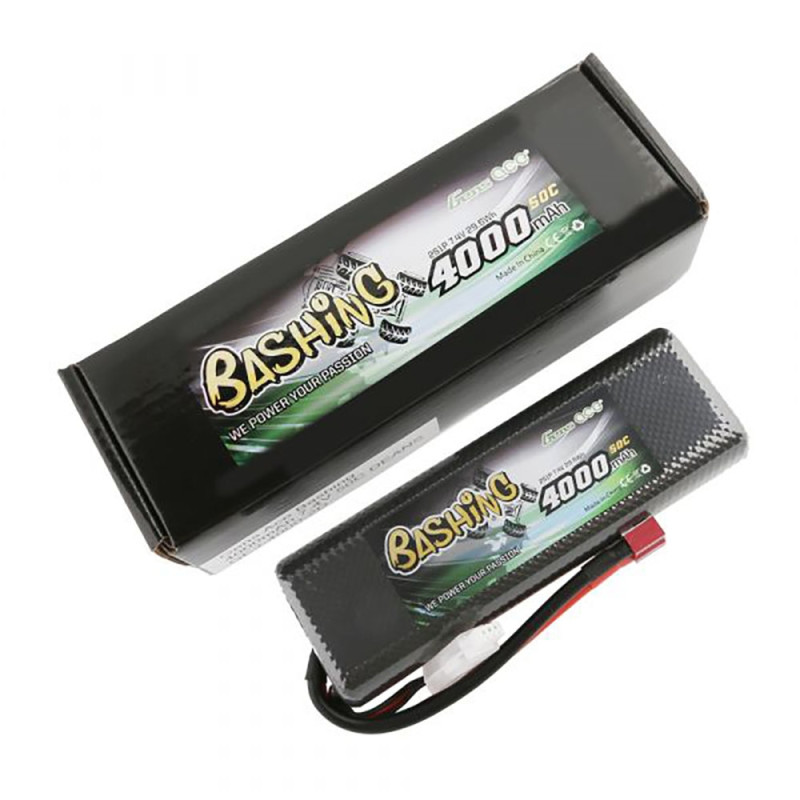 Batterie Bashing 7.4V 4000 mAh 50C - GENS ACE GE340002D