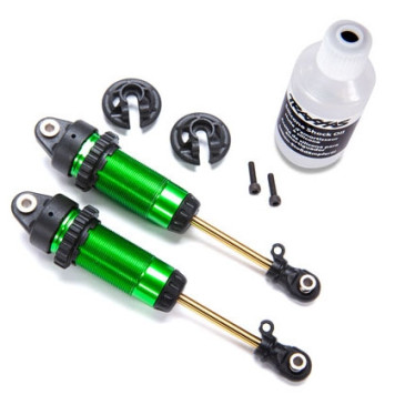 Amortisseurs XX-Long GTR Alu Vert (x2) - TRAXXAS 7462G
