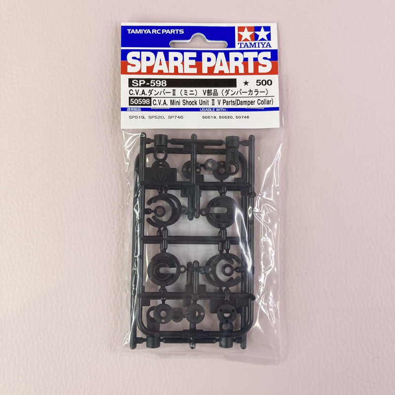 Pièces d'amortisseur mini CVA / Grappe V - TAMIYA 50598