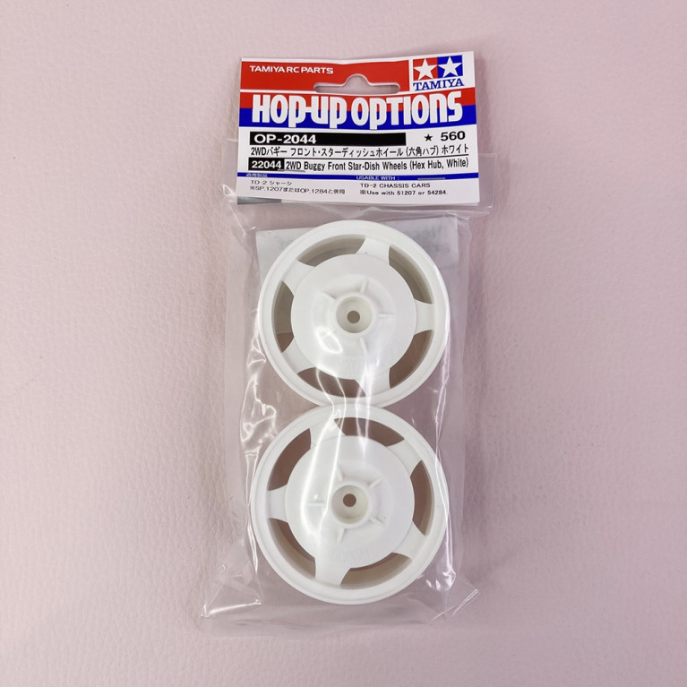 Jantes avant "Star Dish" TT 2WD (x2) - TAMIYA 22044