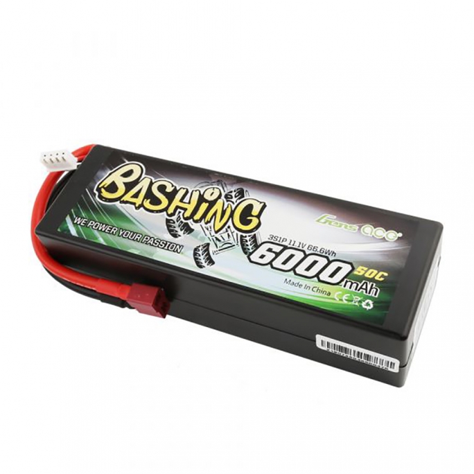 Batterie Bashing 11.1V 6000 mAh 50C - GENS ACE GE360003D