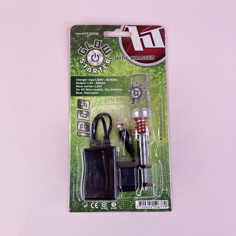 Socquet + Chargeur "Glow Starter" - HOBBYTECH HT210250