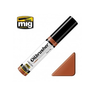 Peintures à l'huile OILBRUSHER Noir 10 ml - AMMO 3500