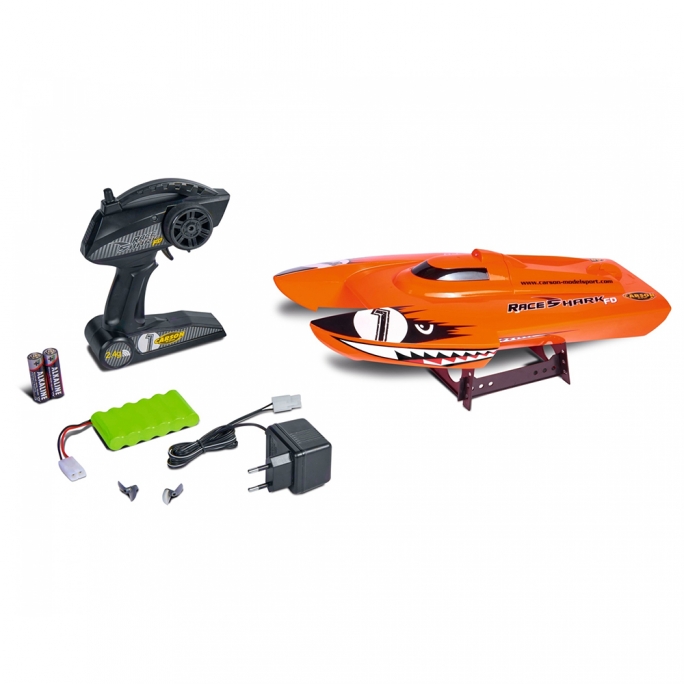 Bateau Race Shark FD 2.4G 100% RTR Orange - CARSON 500108034