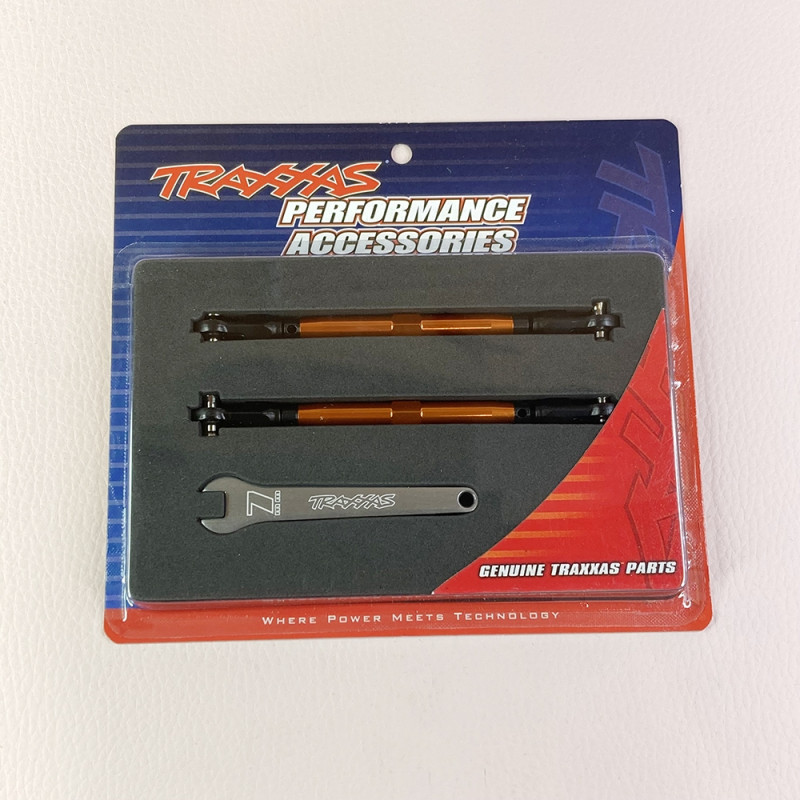 Biellettes Alu Orange pour Suspension Large (x2) - TRAXXAS 8997A