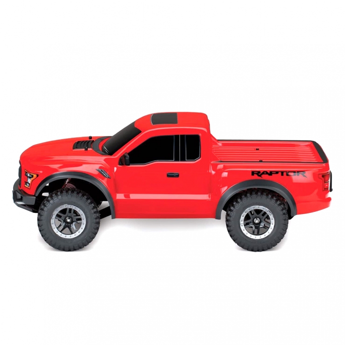 Ford F-150 Raptor 2WD "Charbon / Brushed" Rouge - TRAXXAS 580941RED - 1/10