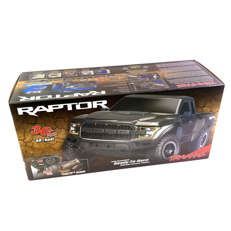 Ford F-150 Raptor 2WD "Charbon / Brushed" Rouge - TRAXXAS 580941RED - 1/10