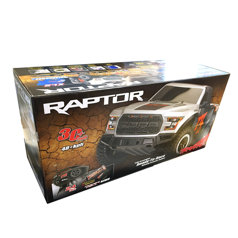 Ford F-150 Raptor 2WD "Charbon / Brushed" Rouge - TRAXXAS 580941RED - 1/10