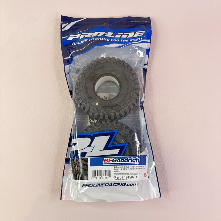 Pneus Av / Ar BFG Mud-Terrain T/A KM3 1.9 Rock Crawling (x2) - Pro Line 1015014