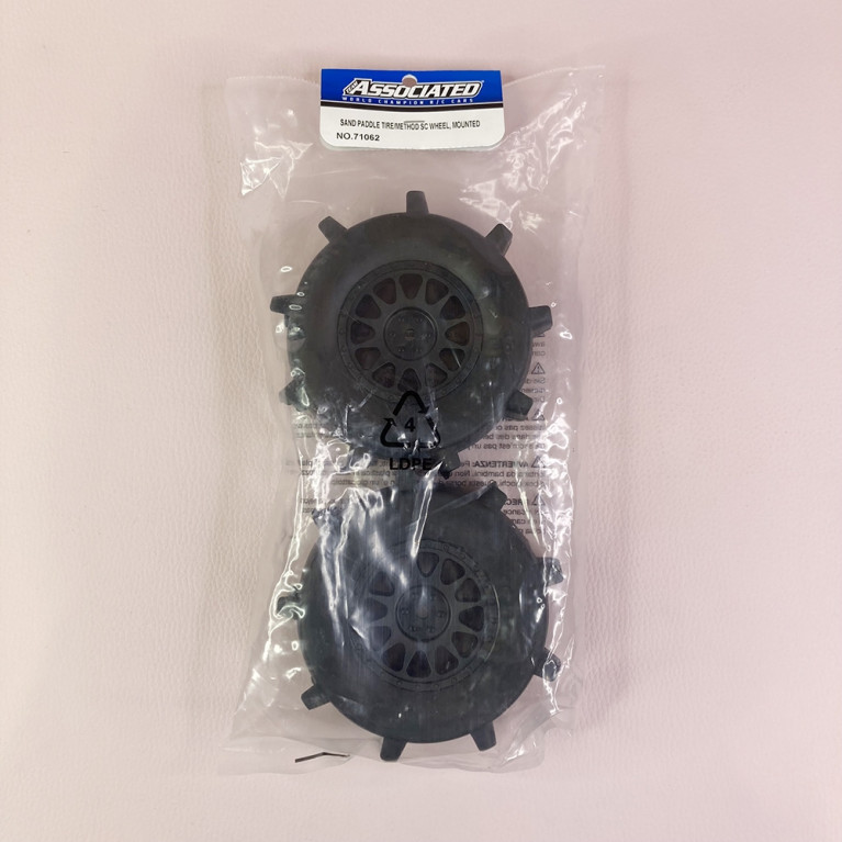 Roues complètes Pneus sable palette (x2) - TEAM ASSOCIATED 71062