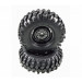 Roues pour Crawler, Noir (x2) - CARSON 500900562 - 1/10