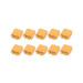 Prises Type XT90 Mâle (x10) - KONECT KN13032710M