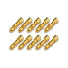 Prises plaquées Or PK 4 mm Mâle (x10) - KONECT KN13030810M
