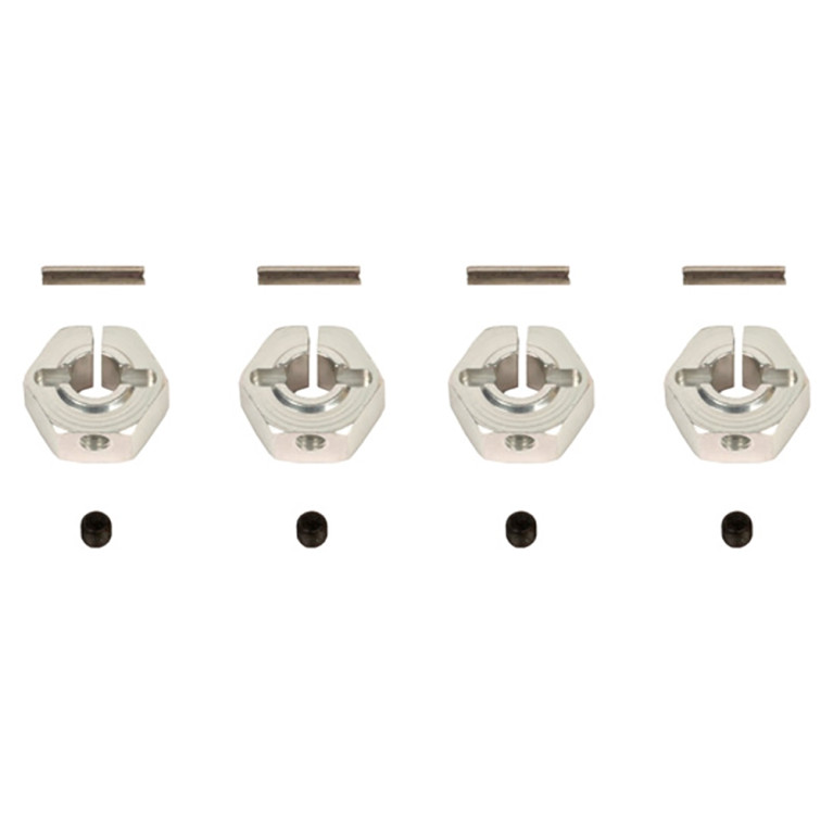 Hexagones de roues Aluminium 12mm (x4) - T2M T422572G