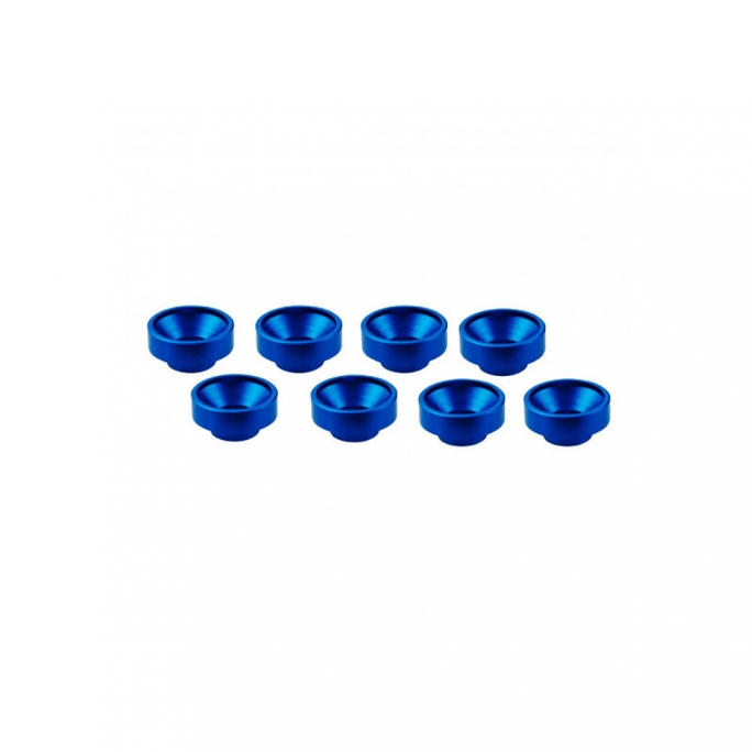 Rondelles de servos M3, Bleu (x8) - ULTIMATE UR1507A