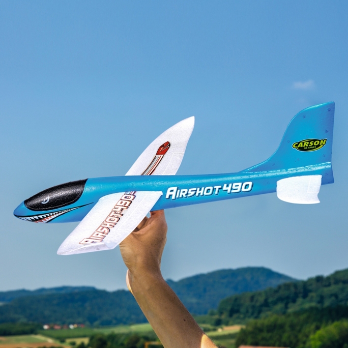 Planeur Manuel, Airshot 490, bleu - CARSON 500504012