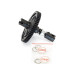 Axe rigide central complet 32dp Revolt BX10  - HOBBYTECH REV181