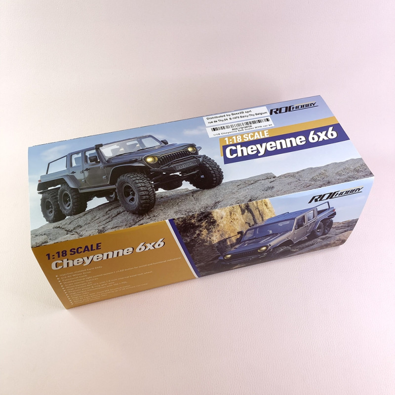 Crawler / Scaler Cheyenne 6x6 RTR - ROC HOBBY ROC11812RTR - 1/18