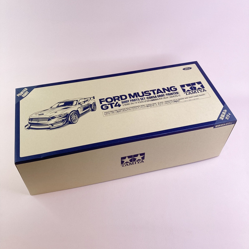 Carrosserie Ford Mustang GT4, Peinte - TAMIYA 47485