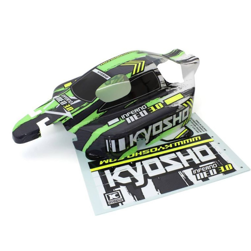 Carrosserie Kyosho Inferno Neo 3.0 Verte - KYOSHO IFB114GR