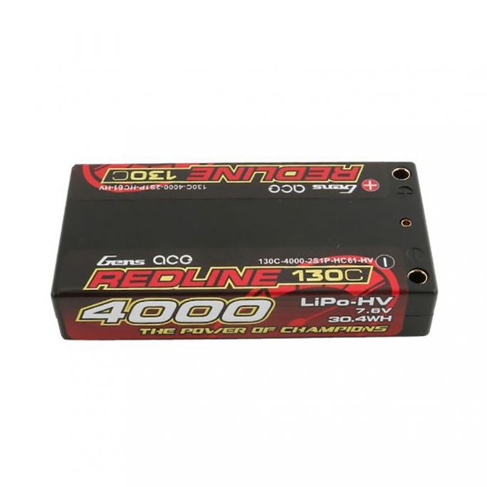 Batterie Redline LiPo 7.6V 4000 mAh - GENS ACE GE4RL4000H2ULCG