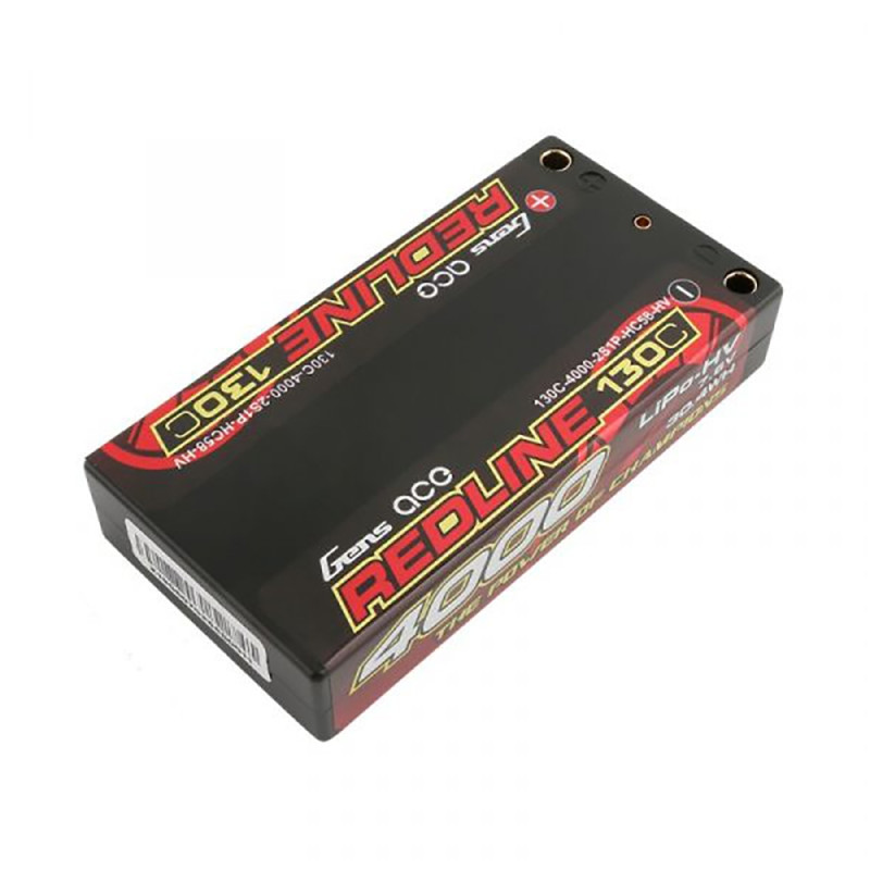 Batterie Redline LiPo 7.6V 4000 mAh - GENS ACE GE4RL4000H2LCG