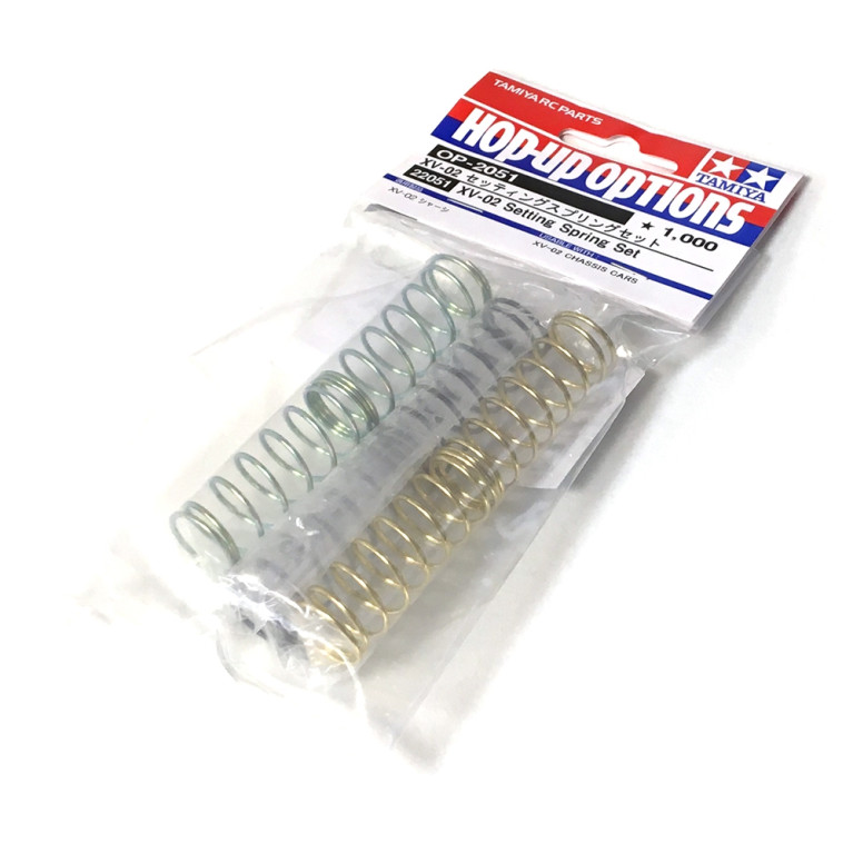 Set de 3 paires de ressorts pour châssis XV02 - TAMIYA 22051