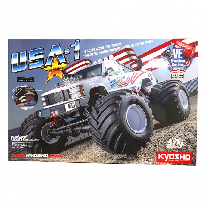 Monster Truck USA-1 4WD Electrique - KYOSHO 34257