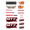 Planche stickers Rouge, MTX - FUNTEK FTK21056