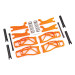 Kit Suspension voies Large WideMaxx - Maxx, Orange - TRAXXAS 8995T