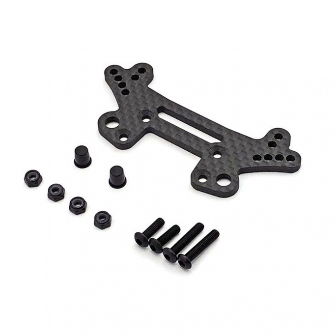 Support d'amortisseurs Ar, Carbone TC EP FAZER 2.0 - KYOSHO FAW223