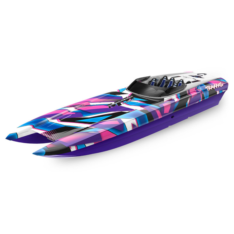 Catamaran M41 Power Boat Brushless Violet - TRAXXAS 570464PRPL