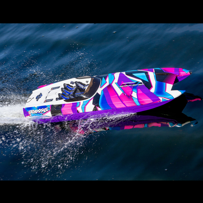 Catamaran M41 Power Boat Brushless Violet - TRAXXAS 570464PRPL