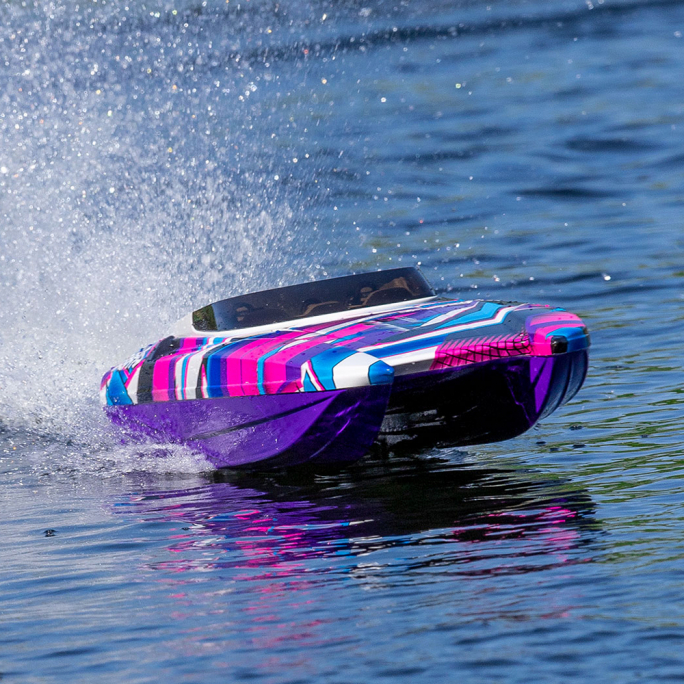 Catamaran M41 Power Boat Brushless Violet - TRAXXAS 570464PRPL