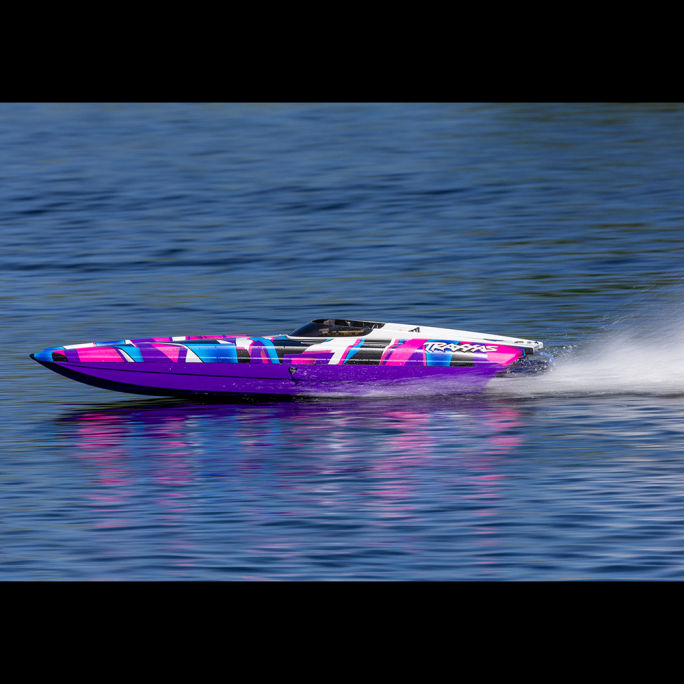 Catamaran M41 Power Boat Brushless Violet - TRAXXAS 570464PRPL