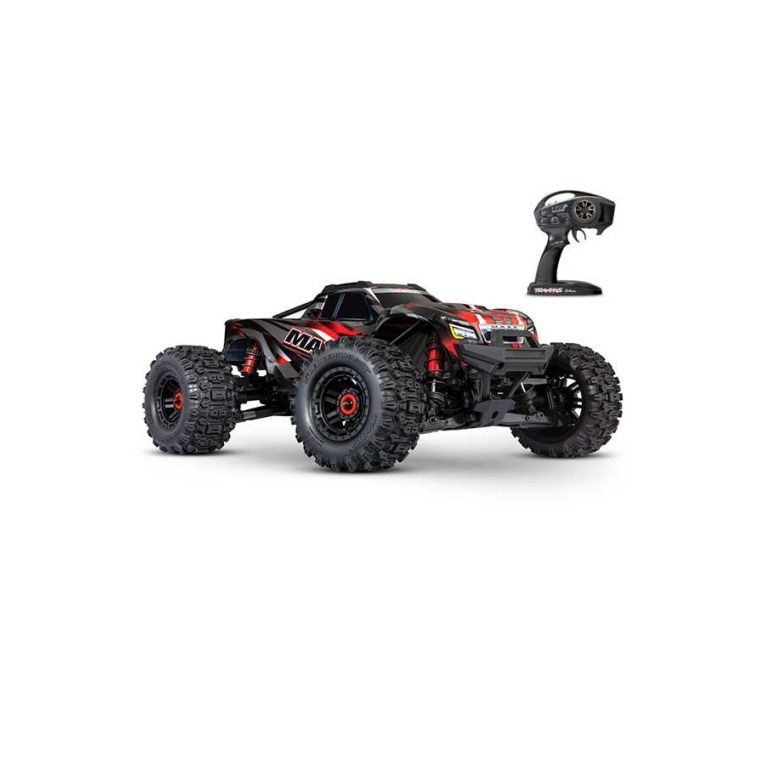 Wide MAXX 4S 4WD Brushless, Rouge- TRAXXAS 89086-4RED - 1/10
