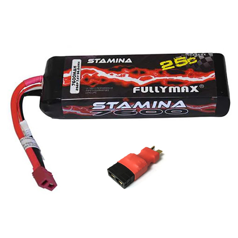 Accu Stamina 2S LiPo 7,4V 7600MAH - FULLYMAX F2869X