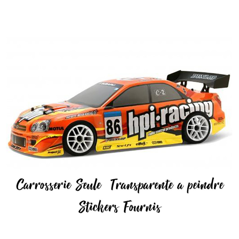 Carrosserie Transparente IMPREZA 190 mm - HPI RACING 7399 - 1/10