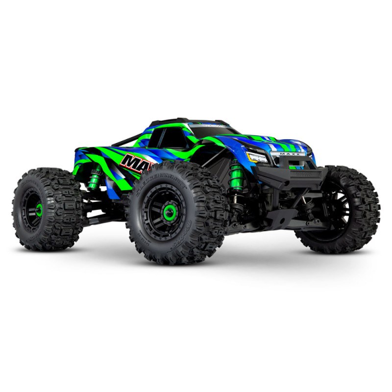 Wide MAXX 4S 4WD Brushless, Vert- TRAXXAS 89086-4GRN - 1/10