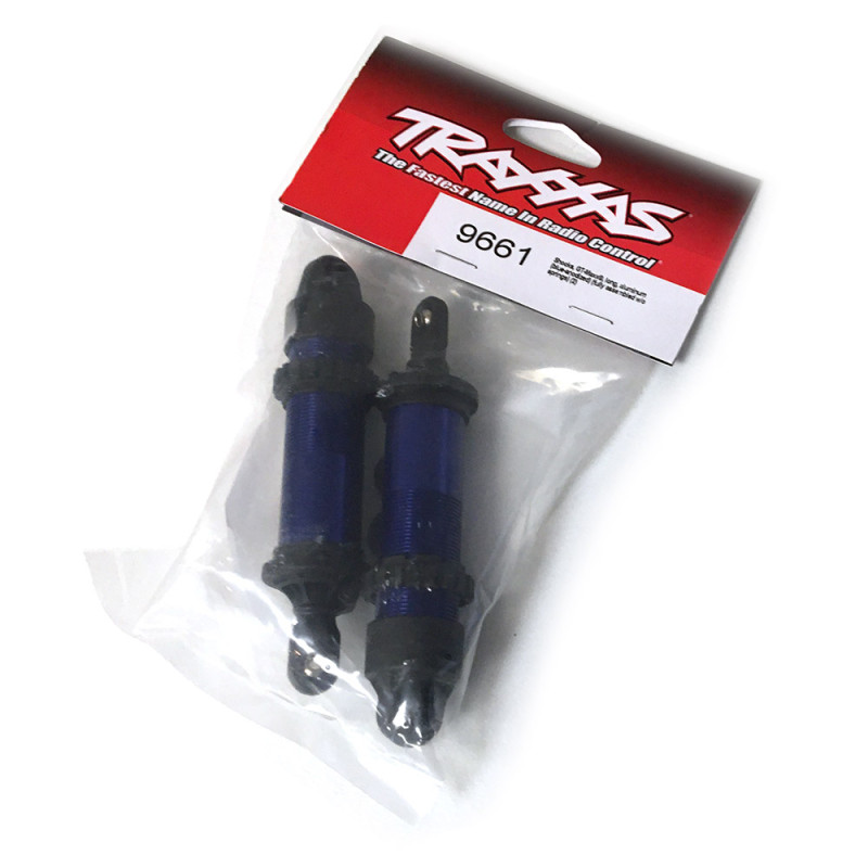 Amortisseurs GT-Maxx Alu Bleu, Long, (x2) Sledge - TRAXXAS 9661