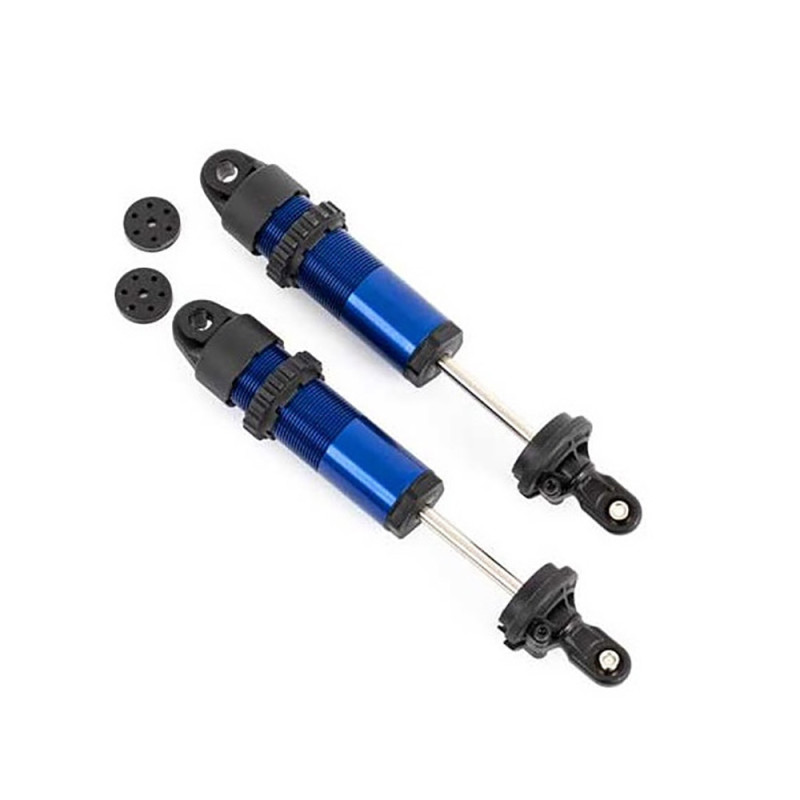 Amortisseurs GT-Maxx Alu Bleu, Long, (x2) Sledge - TRAXXAS 9661