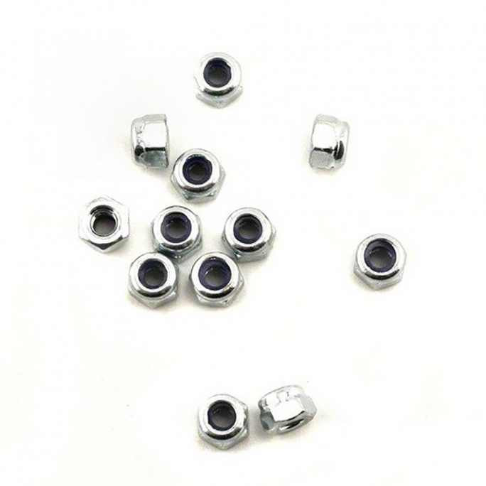 Ecrous, nylstop, 3mm en acier, (x12) - Traxxas 2745