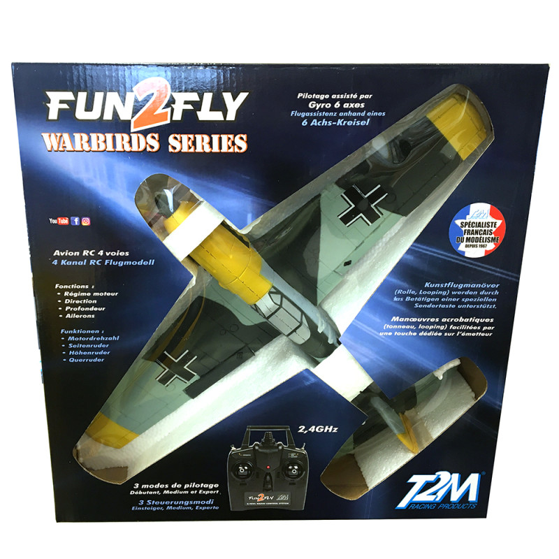 Avion 4 voies, Fun2Fly, Luftwaffe Fighter - T2M T4522